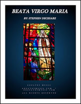 Beata Virgo Maria SSAA choral sheet music cover